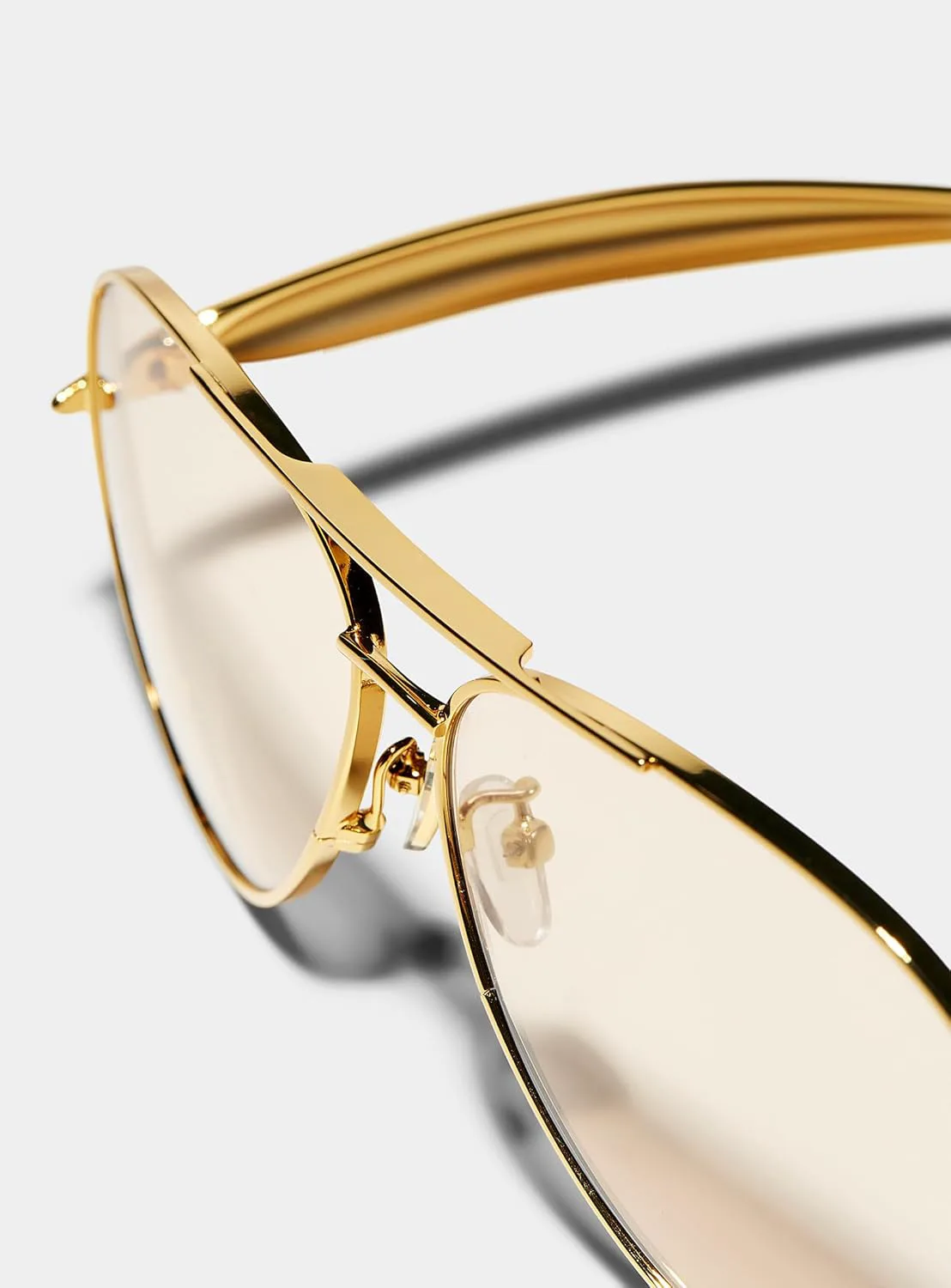 

Ретро золотые солнцезащитные очки-авиаторы для женщин и мужчин, 2025 год, металлические, увеличенного размера, в стиле 70-х GUVIVI, 2packs Champagne + Orange