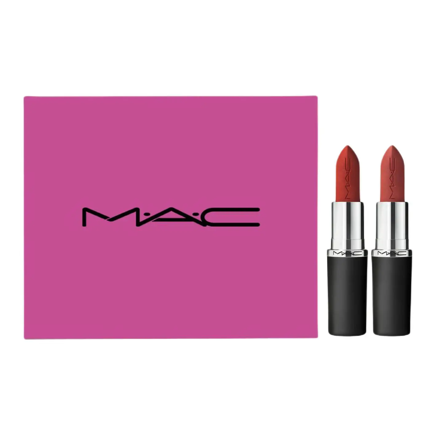 Помада матовая big bullet head thank you box, легко растушевывается, 3,5г+3,5г MAC — фото 4