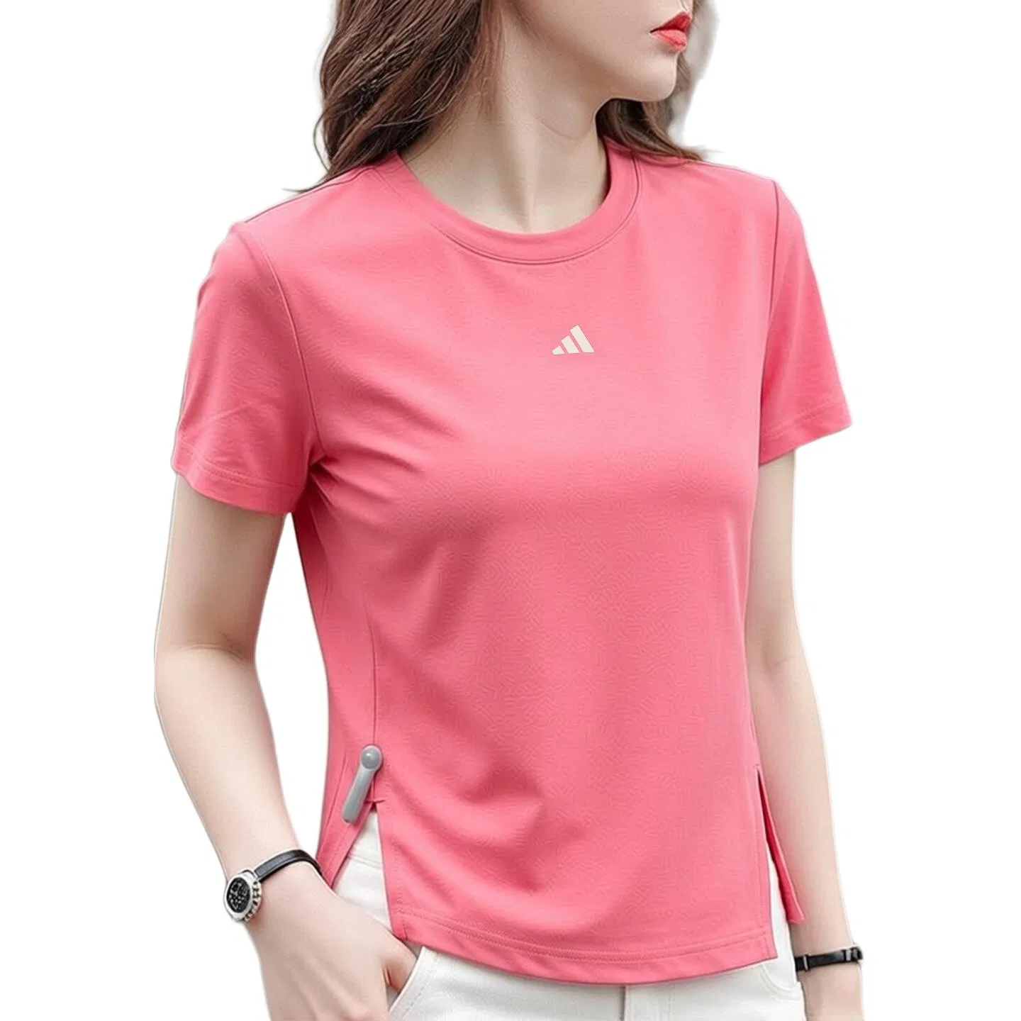 Футболка с коротким рукавом Adidas Pink