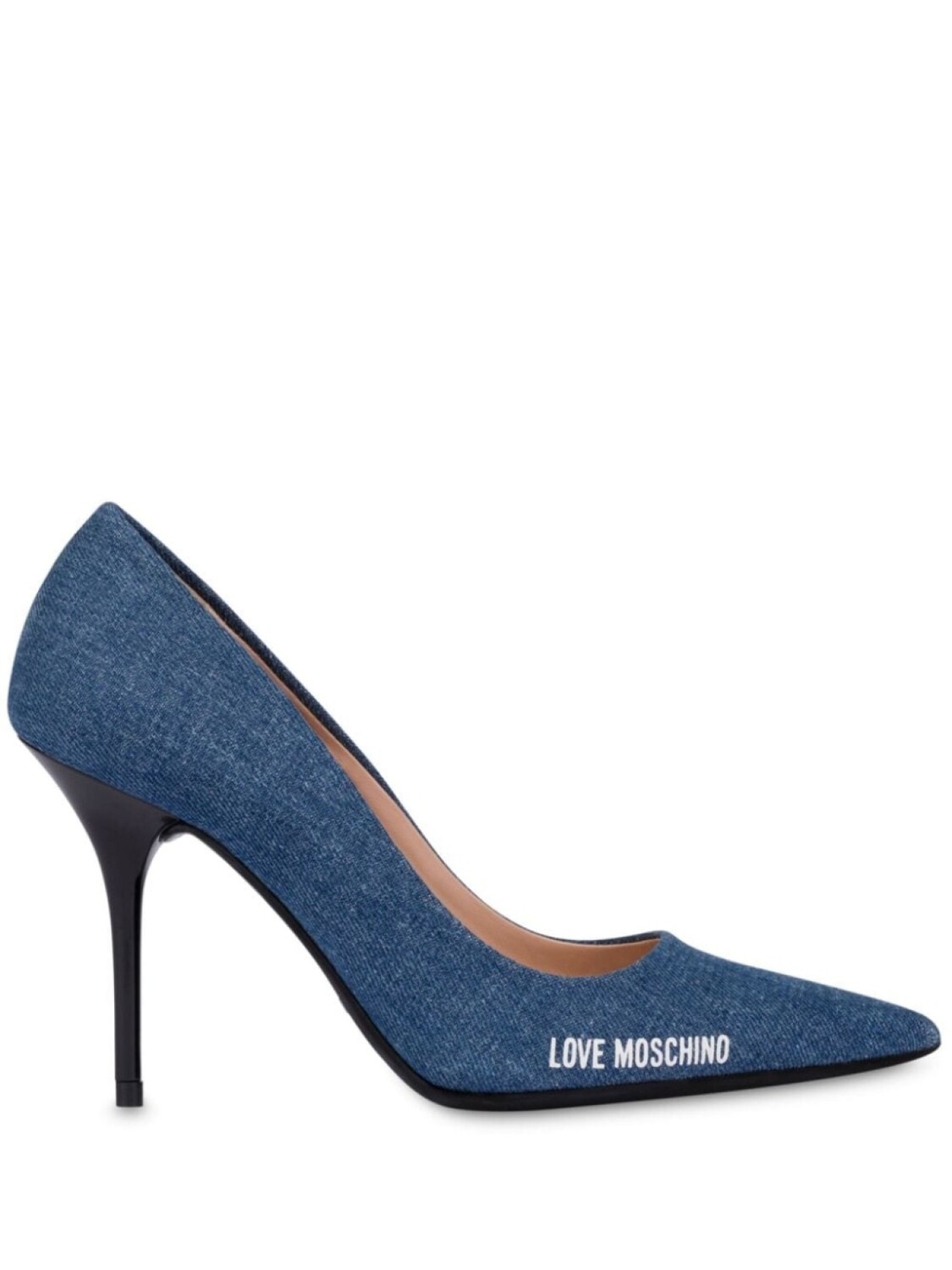 

Love Moschino джинсовые туфли с логотипом, синий