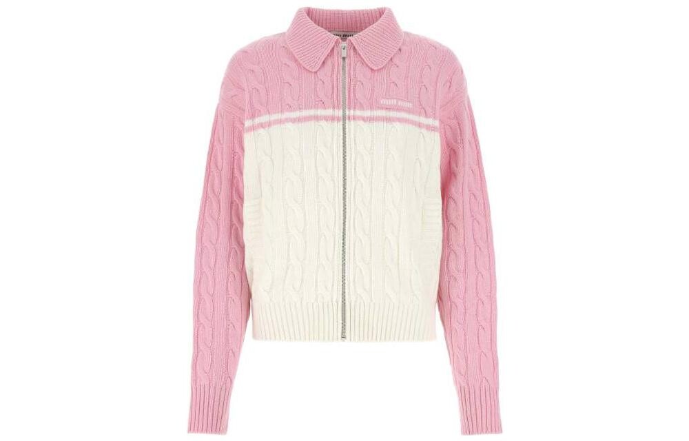 

Свитер женский Miu Miu кашемировый, розовый