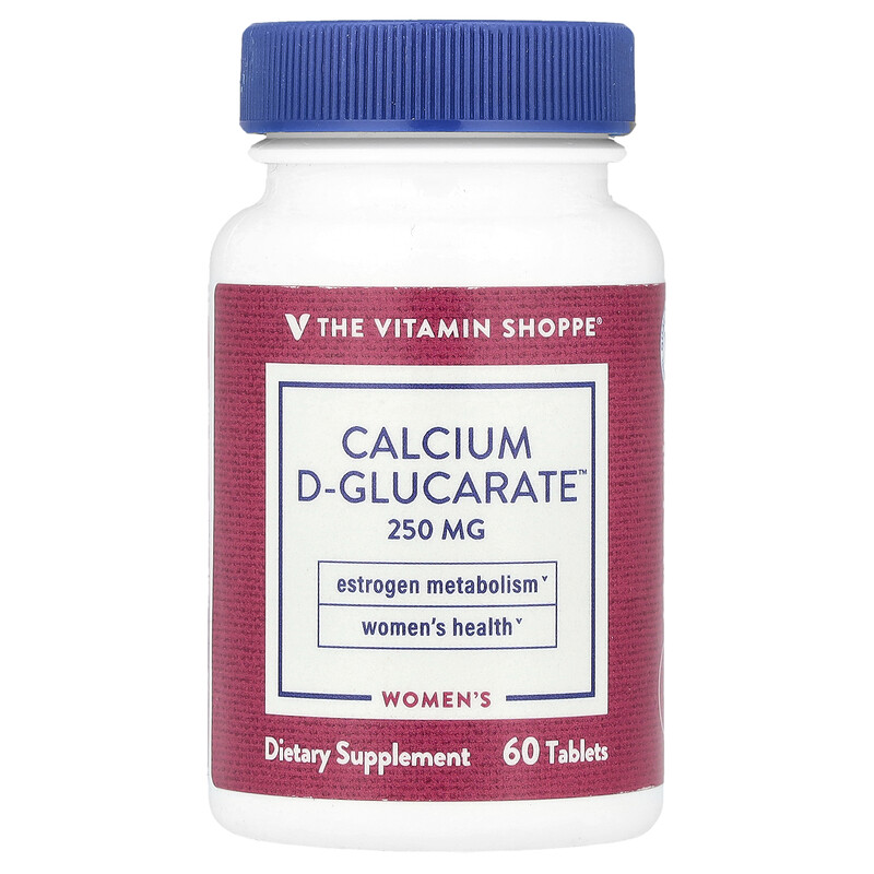 

The Vitamin Shoppe, D-глюкарат кальция для женщин, 250 мг, 60 таблеток