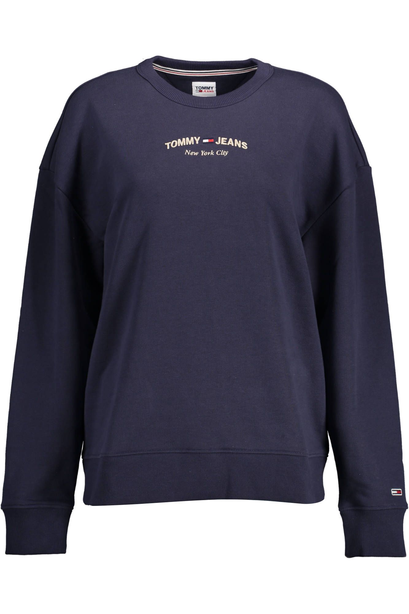 

Синий хлопковый женский свитер Tommy Hilfiger
