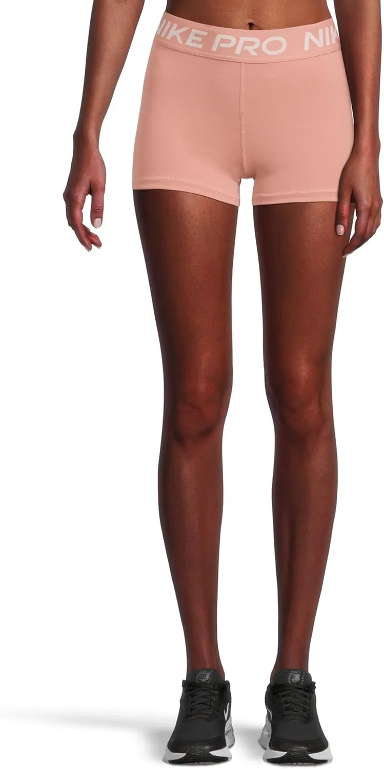 Шорты Nike Pro 3", Rust Pink/White