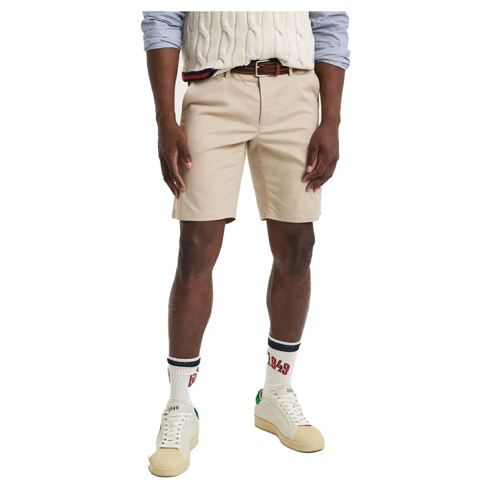 

Шорты Gant Sports Slim Fit, бежевый