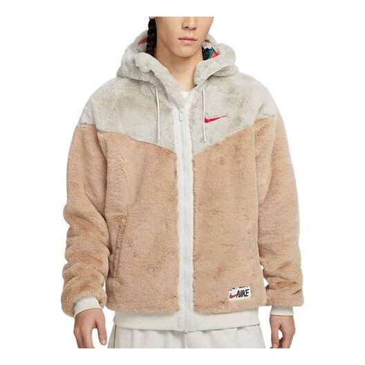 

Куртка Nike Sportswear Fur Windrunner 'Beige White', белый