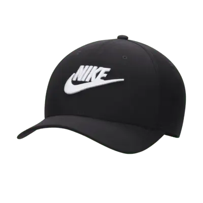 

Бейсболка Nike Rise Structured SwooshFlex Futura Cap, черный/антрацит/белый