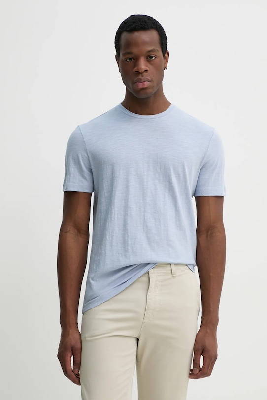 

Футболка с добавлением льна Calvin Klein, синий