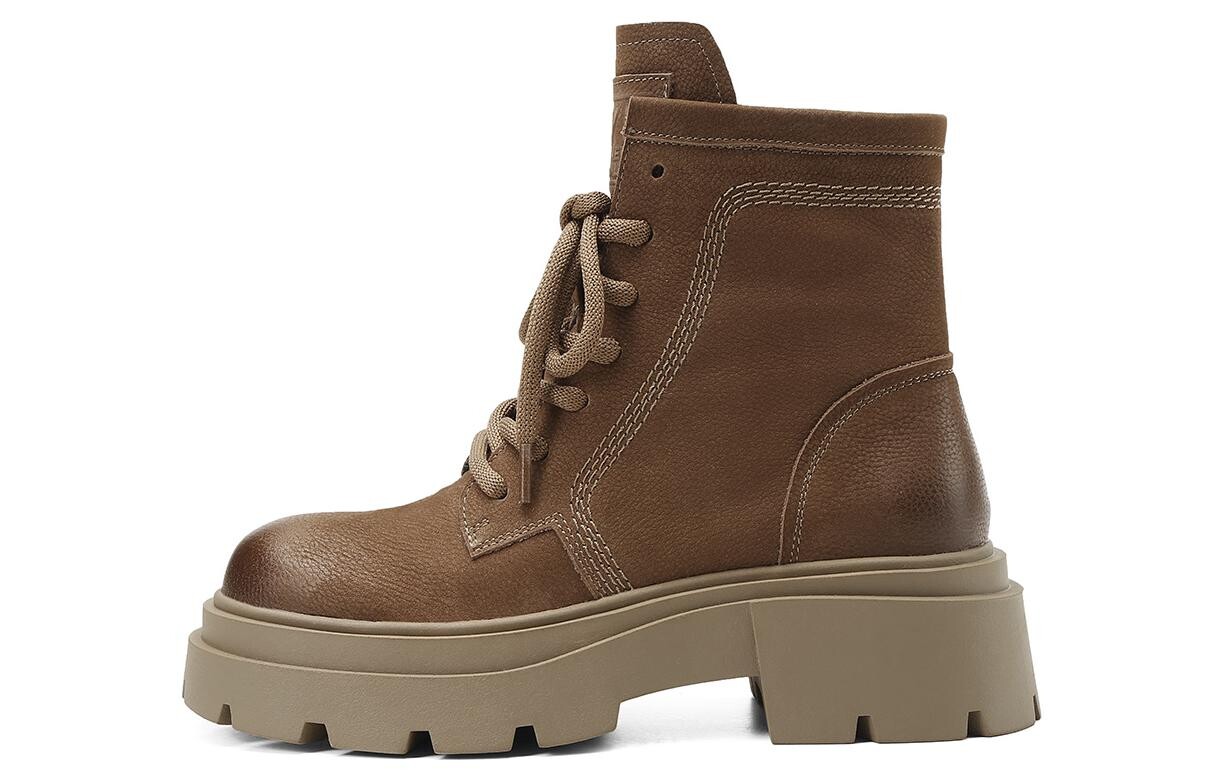 

Ботинки Martin Boot женские Bosssunwen, хаки
