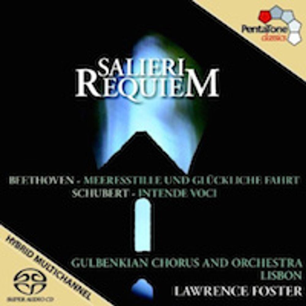 

Диск CD Salieri: Requiem / Beethoven: Meeresstille Und Gluckliche Fahrt [SUPER-AUDIO] - Antonio Salieri, Lawrence Foster, Gulbenkian Choir, Gulbenkian Orchestra