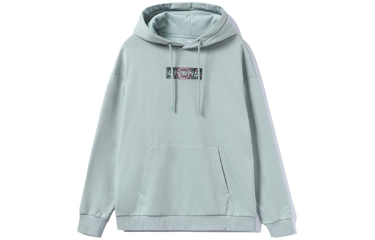 

Толстовка LiNing Sports Life Collection унисекс серо-зеленого цвета
