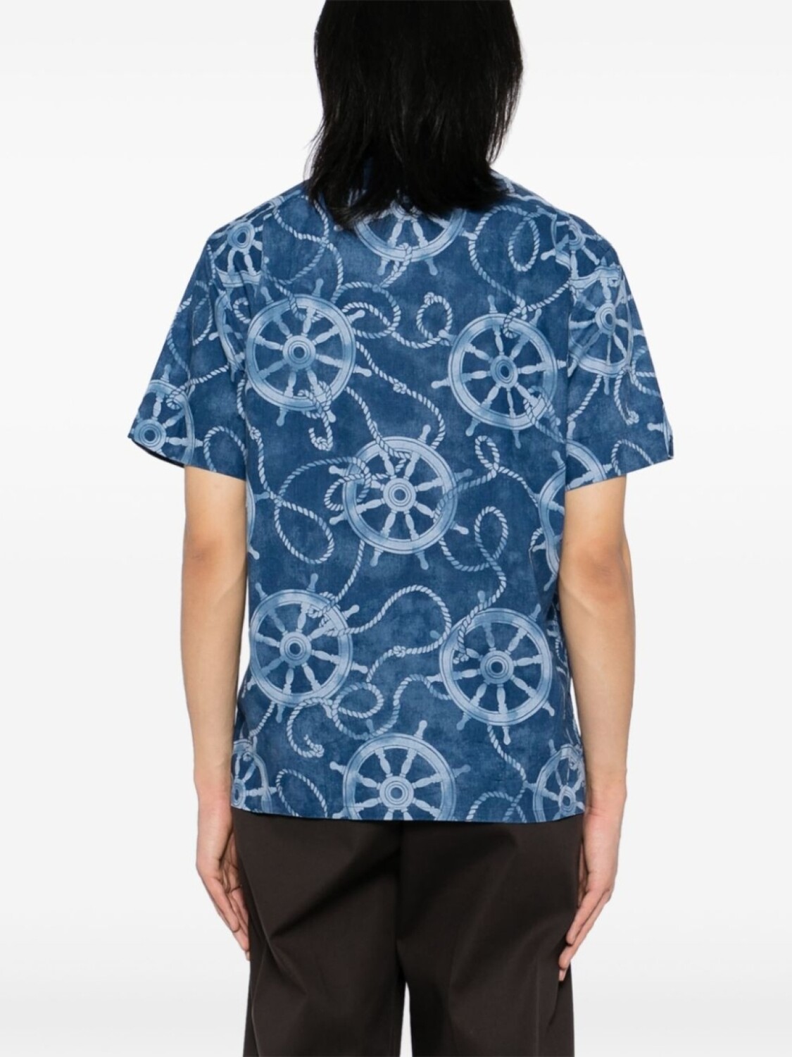 Рубашка Ships Wheel Vacation Polo Ralph Lauren, синий — фото 4