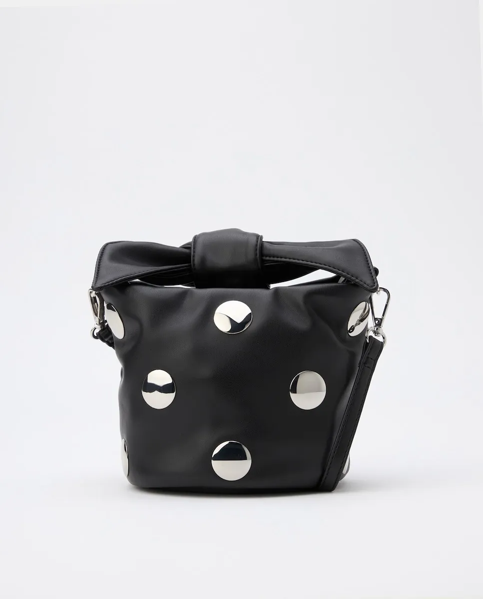 

Клатч с заклепками Jo & Mr. Joe, черный