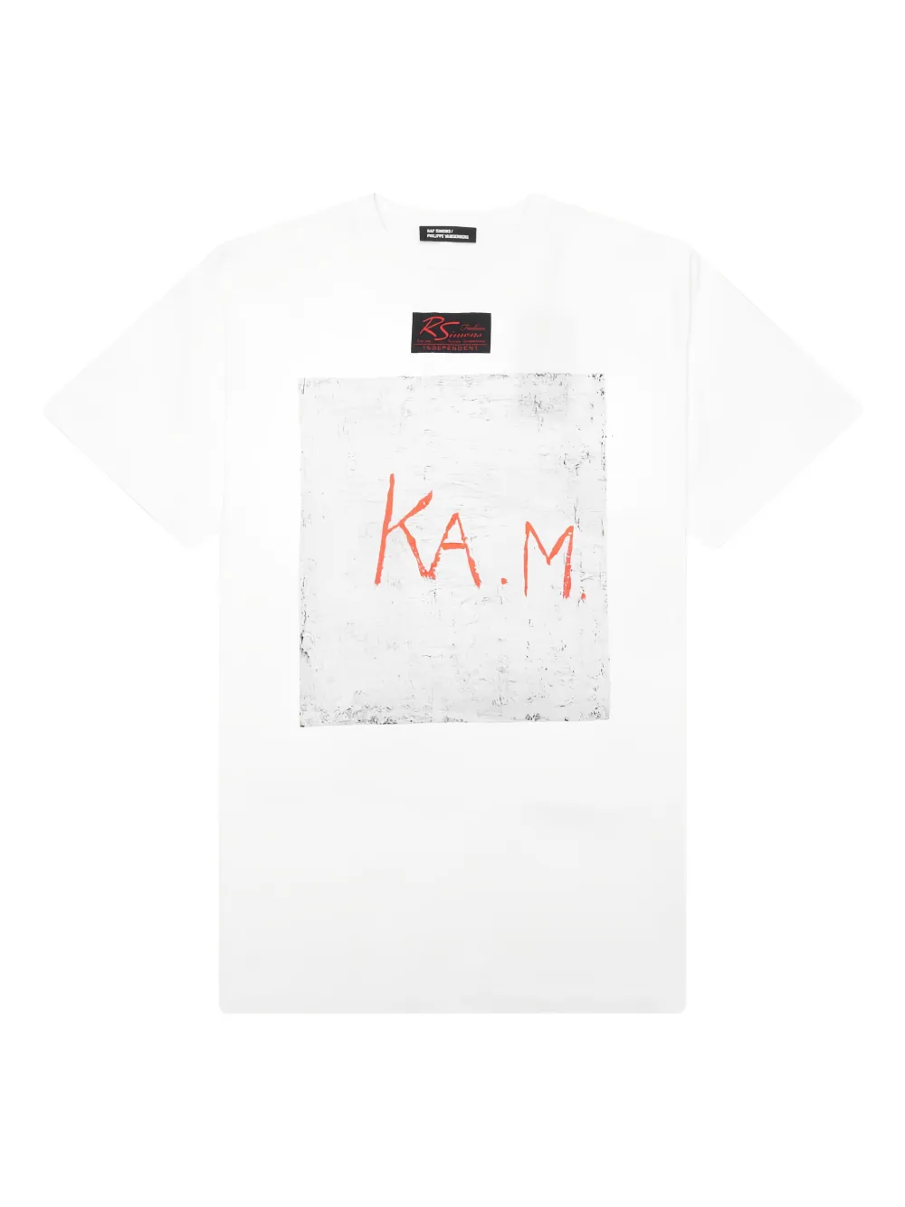 

Футболка КАМ Raf Simons, белый