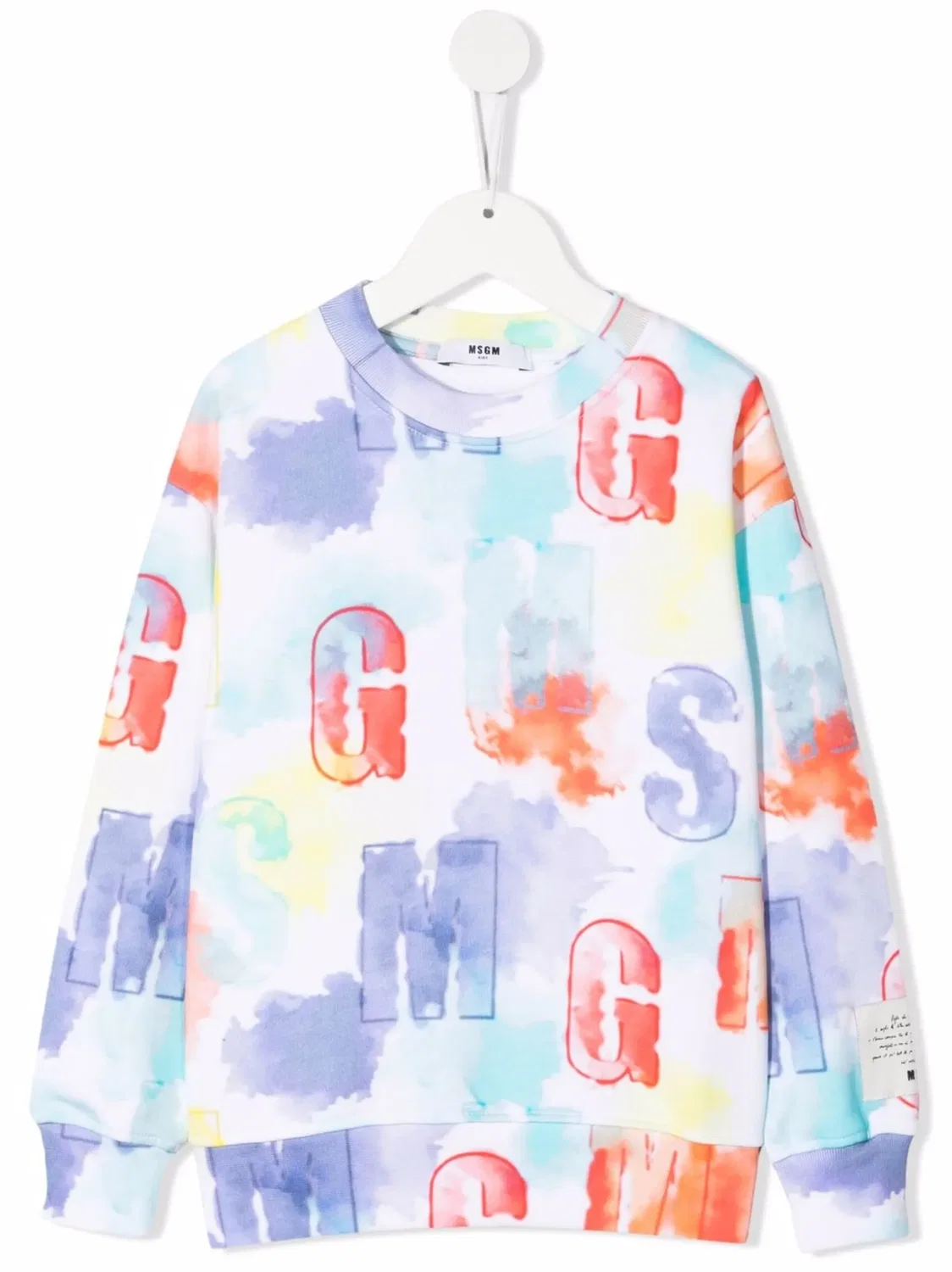 Свитер с логотипом MSGM Kids