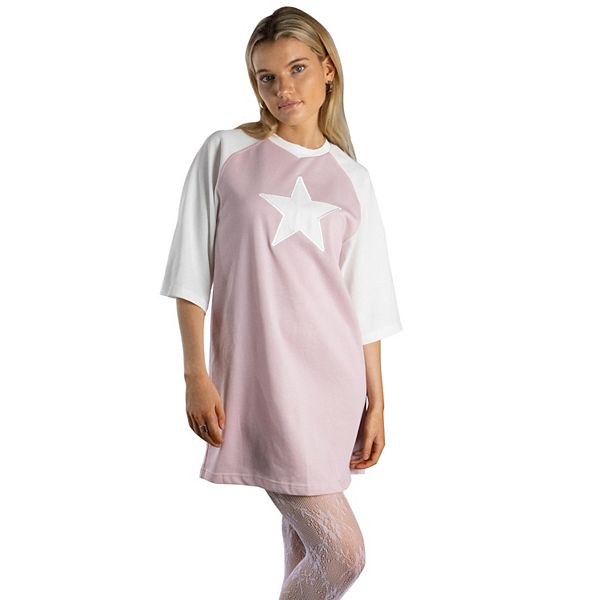 

Женское платье-футболка starstruck oversize Jess By Meiko, Pink