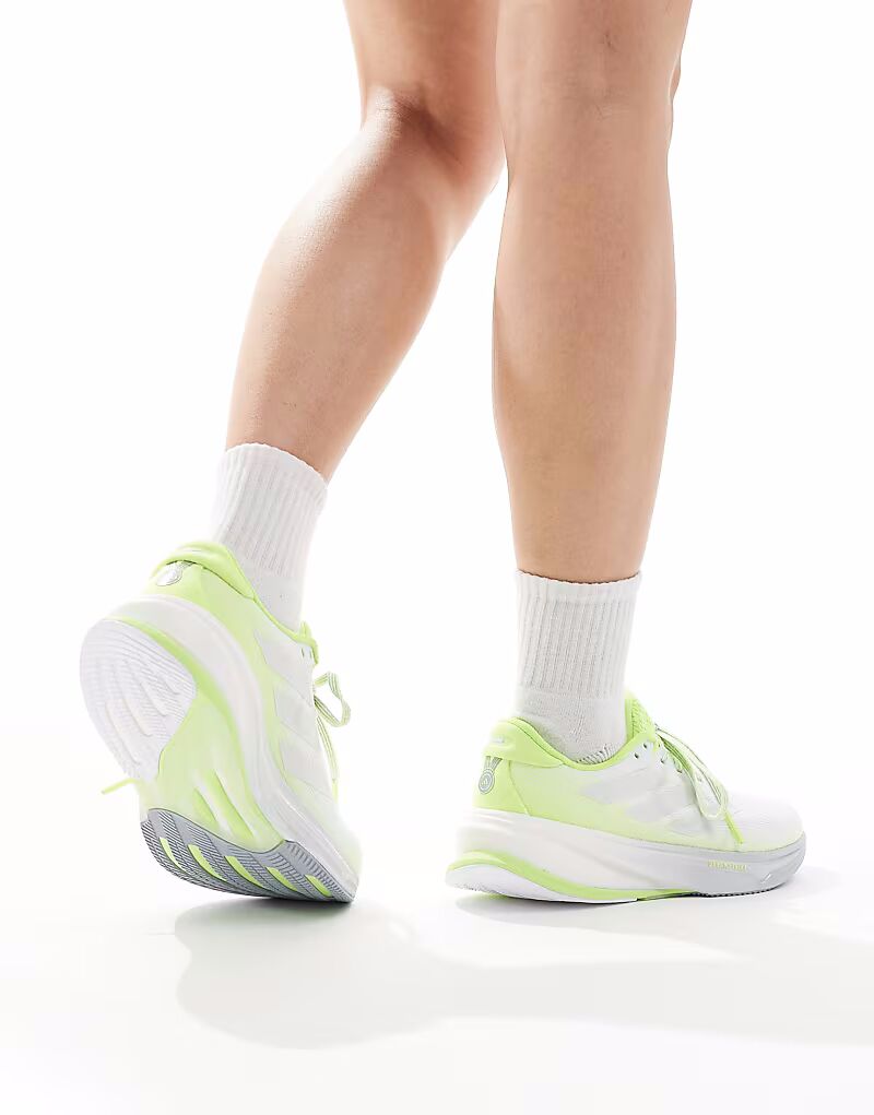 Кроссовки Adidas performance Supernova rise 2 в цвете облачно-белый / серо-серый / luci — фото 4