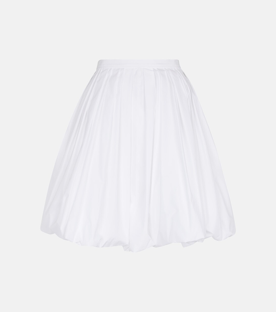 

Мини-юбка из поплина с добавлением хлопка ALAÏA, белый