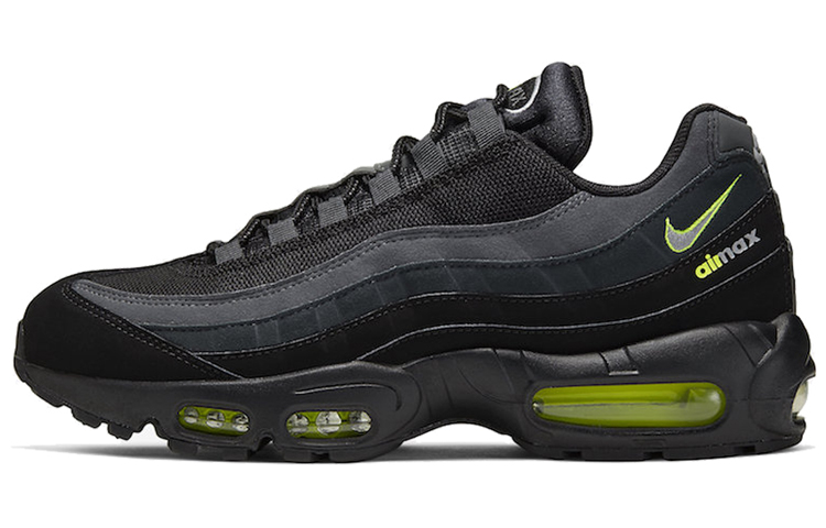 Nike Кроссовки Air Max 95 Retro Logo Black Grey Volt