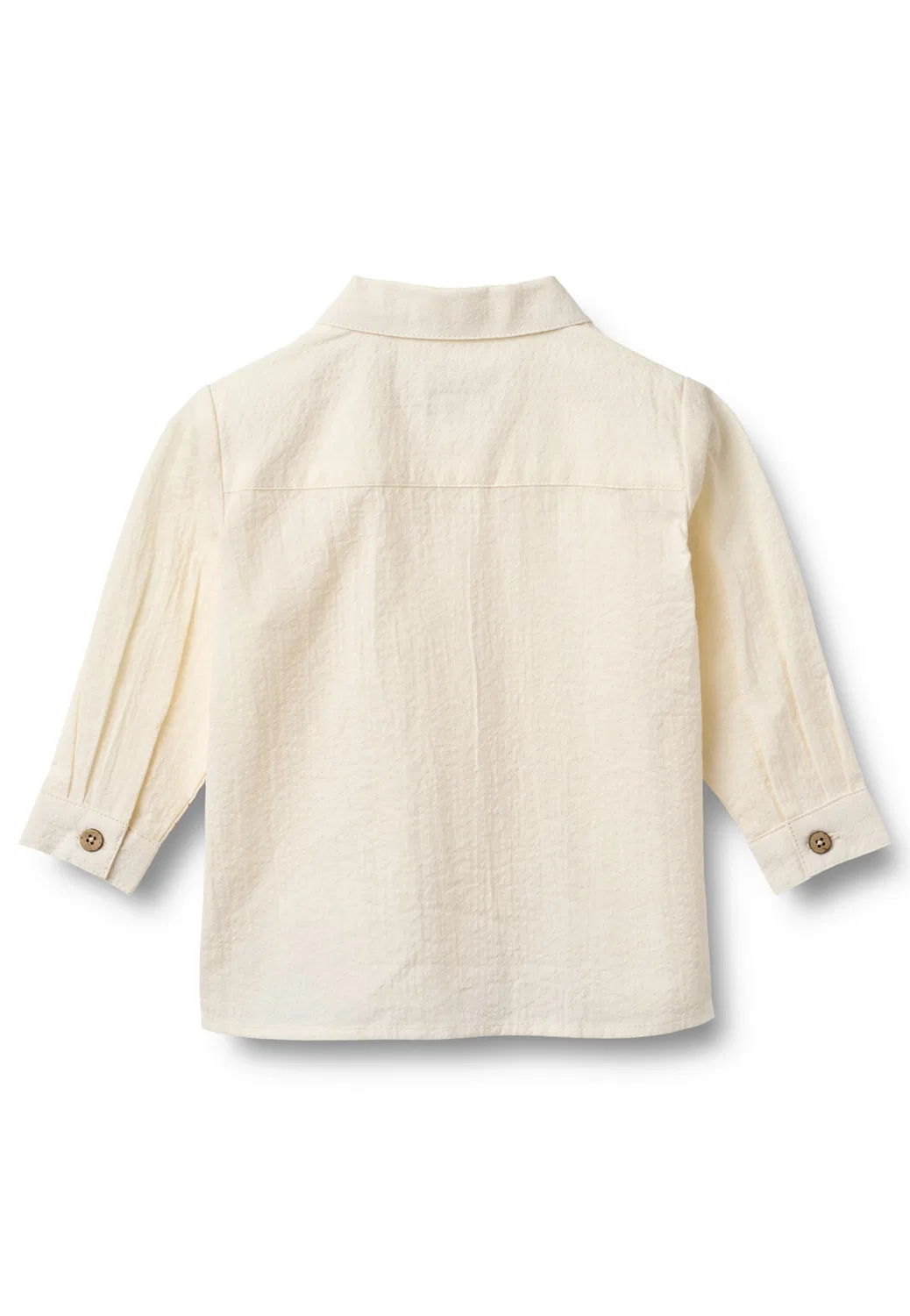 Рубашка на пуговицах стандартного кроя, модель 'Оскар'. Wheat, Cream — фото 2