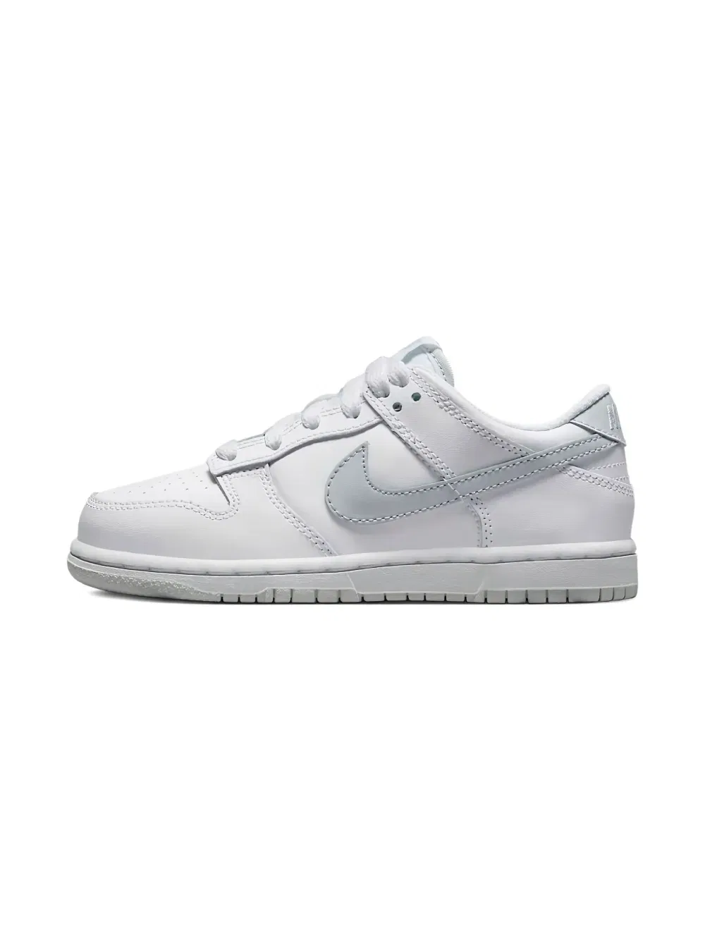 Низкие кроссовки Dunk Nike Kids, белый — фото 2