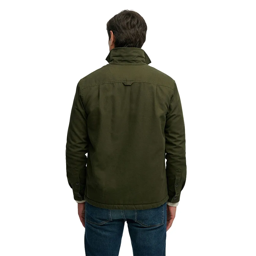 Рубашка с длинным рукавом Superdry Vintage Borg Lined Miller, зеленый — фото 2