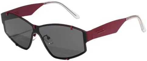 

Солнцезащитные очки Polygon Metal 2027 для мужчин, винтажная оправа, солнцезащитные очки для женщин, мужские очки с защитой от УФ-излучения UV400 MTZJH, Wine Red