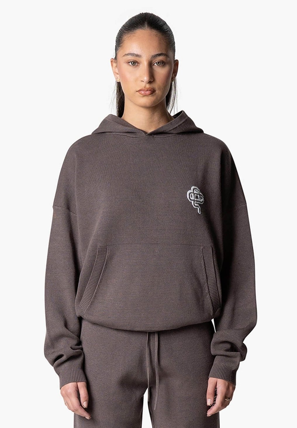 

Джемпер FLO - Hoodie Quotrell, коричневый
