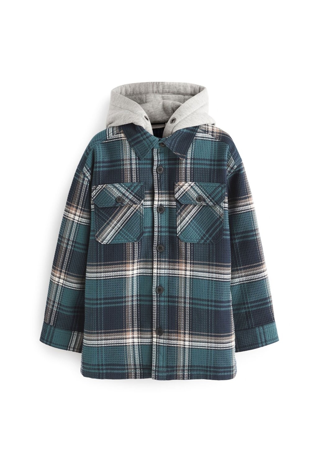 

Легкая куртка CHECK HOODED Next, синий