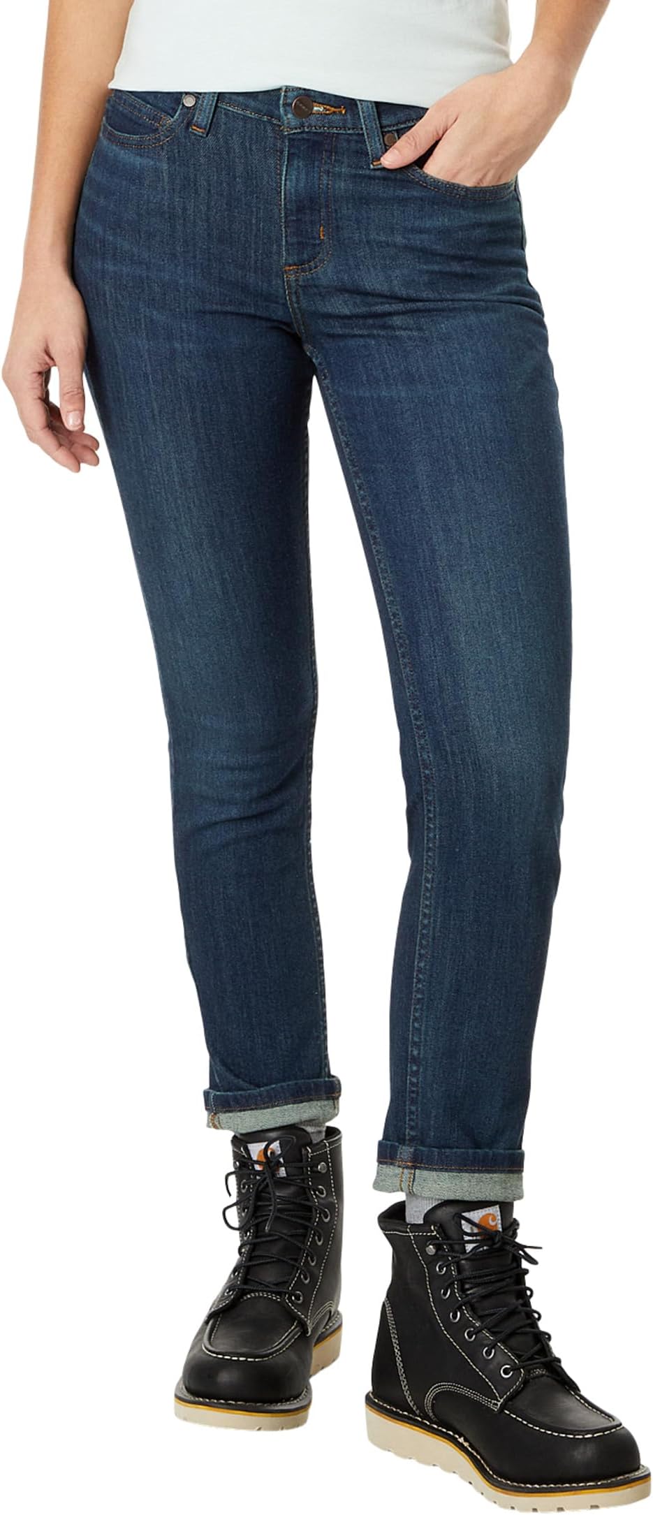 

Джинсы Carhartt Rugged Flex Slim Fit Tapered Jeans, цвет Hazel