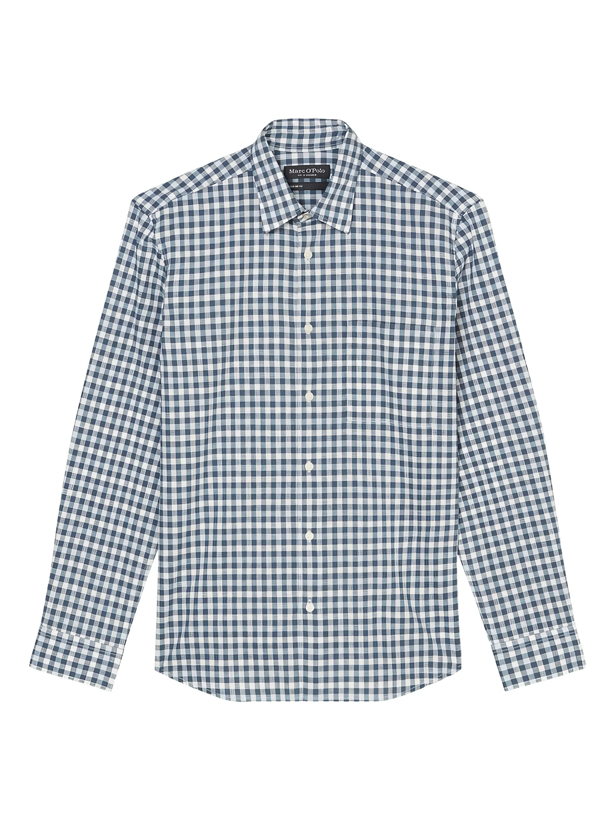 

Клетчатая рубашка на пуговицах Marc O'Polo, синий