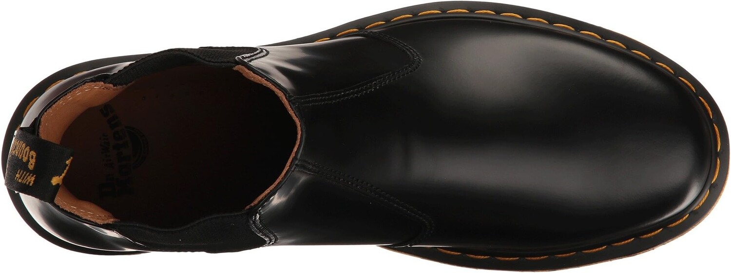 Ботинки мужские челси Dr. Martens гладкая кожа, черные — фото 2