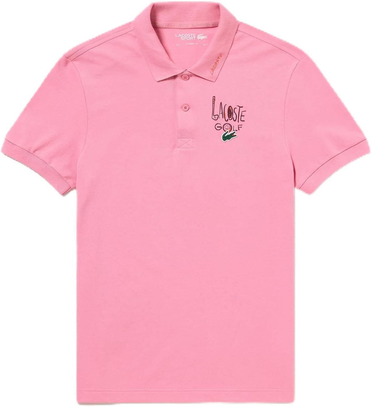 

Мужская поло-рубашка для гольфа LACOSTE Ultra-Dry Cotton-Touch, розовый