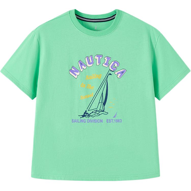 Футболка для младших школьников NAUTICA, светло-зеленый