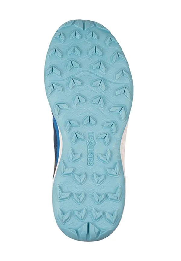 Детские походные ботинки trollfjord hiker low xt Trollkids, Alpine Blue/Pool Blue/Dark Indigo — фото 3