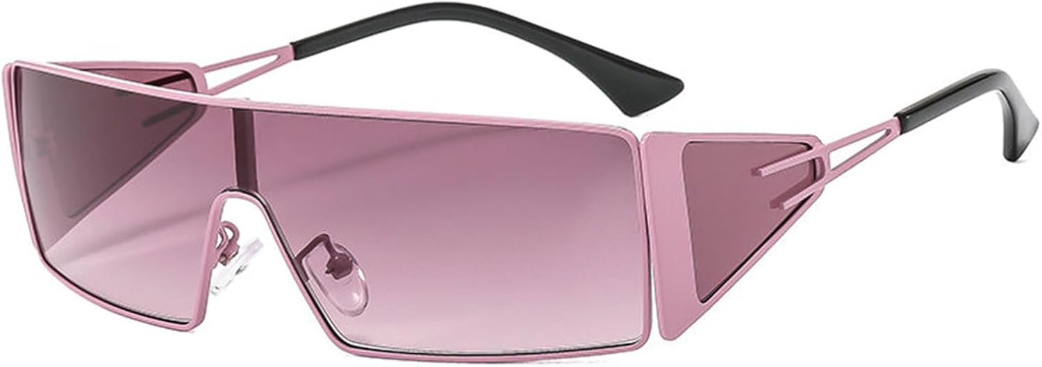 

Солнцезащитные очки Willochra Y2k в стиле панк для женщин и мужчин, роскошная металлическая оправа, неровная прямоугольная форма, зеленые солнцезащитные очки для женщин, градиентные очки, C1