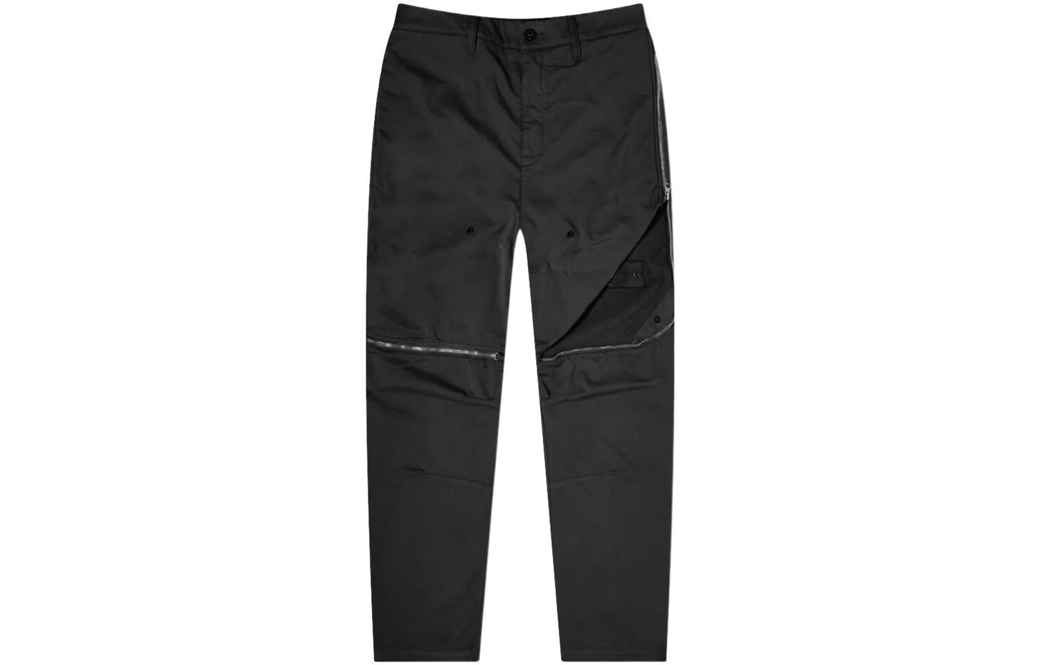 

Брюки-карго мужские Stone Island с полосой на штанинах, черный