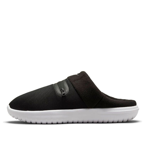 

Тапочки burrow 'black white' Nike, черный