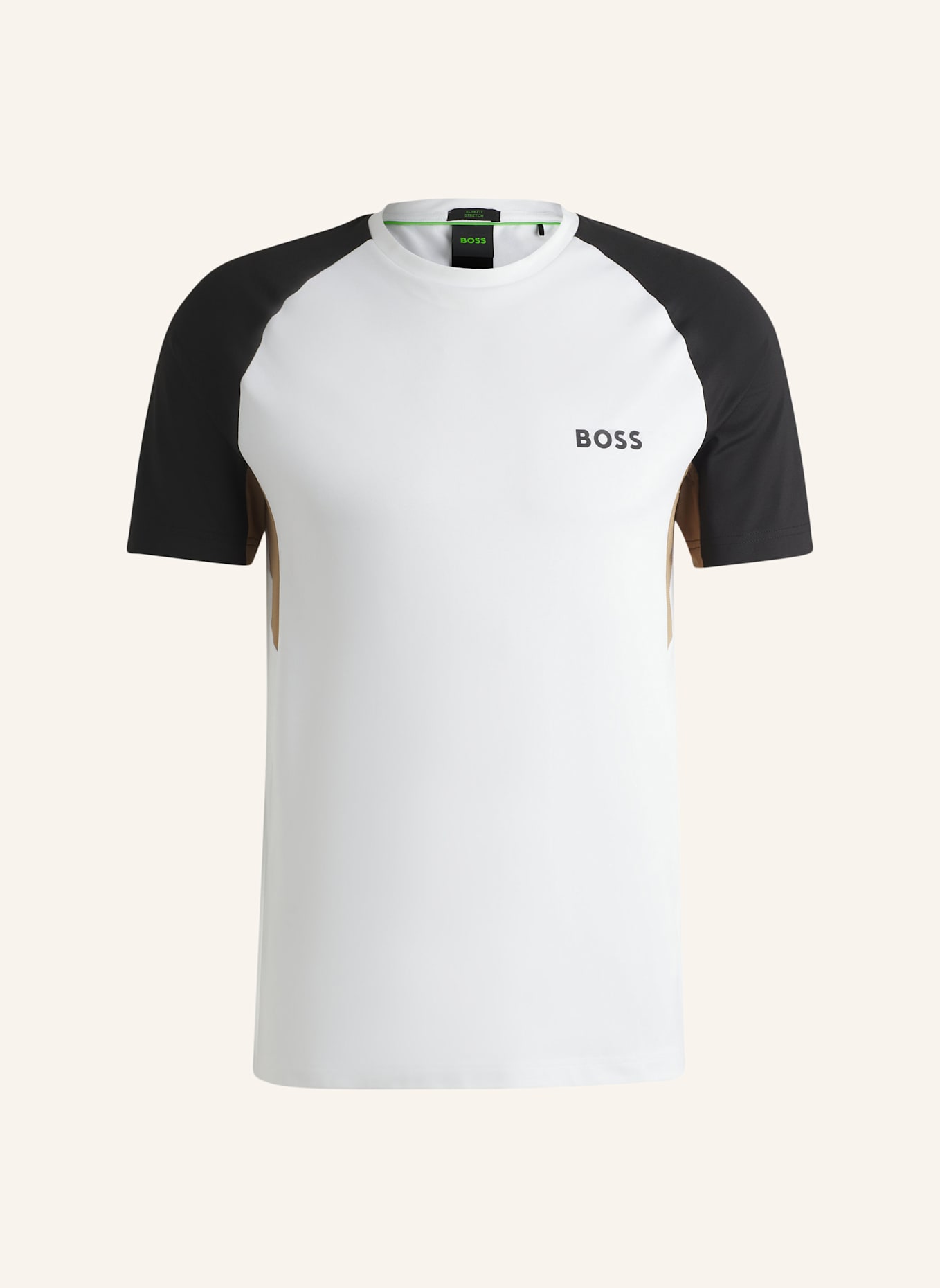 

Футболка tee toc пике облегающий крой Boss, белый