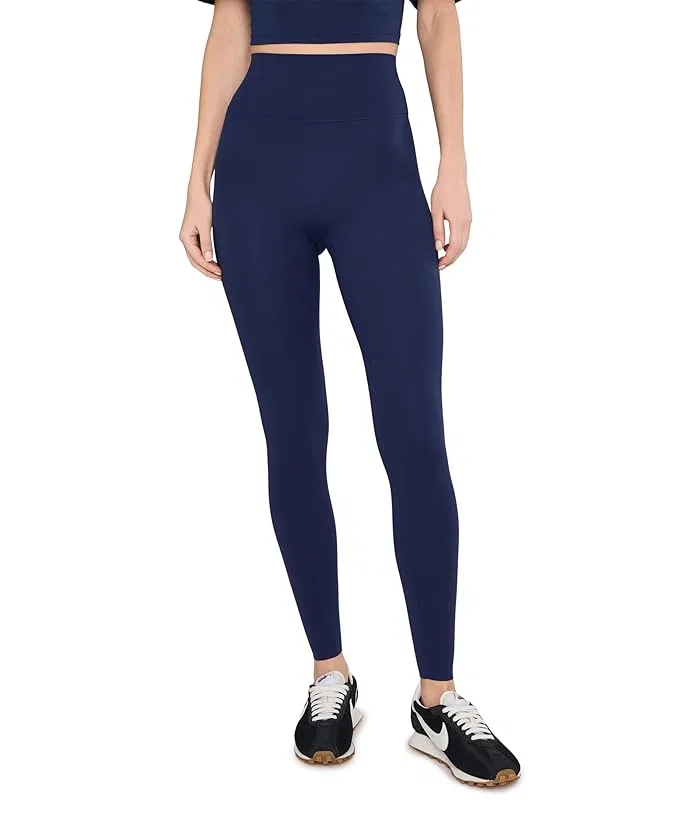 Легинсы с высокой талией Zenvy Gentle-Support Nike, Midnight Navy/White