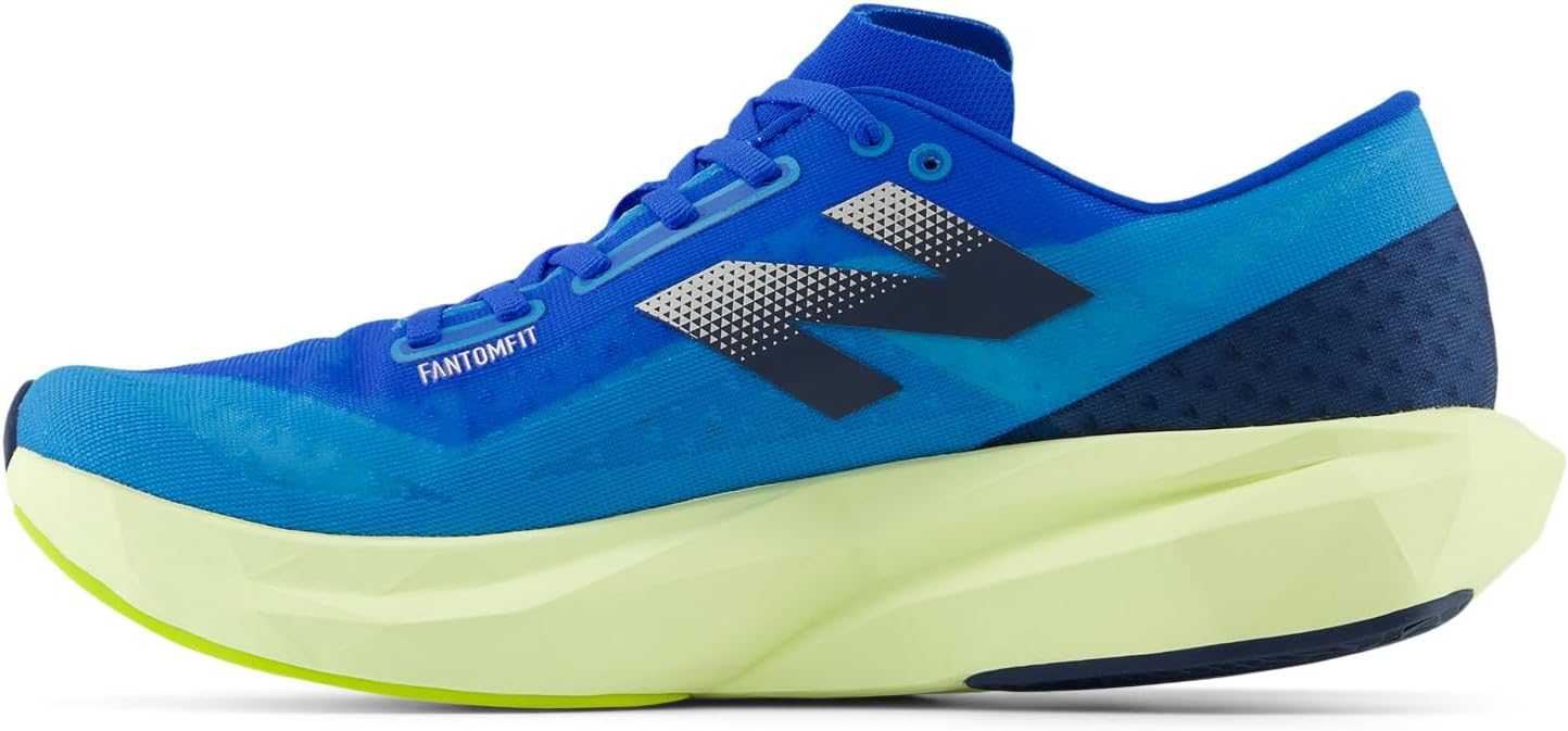 Мужские кроссовки New Balance FuelCell Rebel V4, Spice Blue/Limelight/Blue Oasis — фото 4