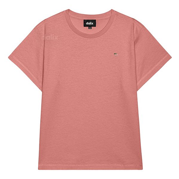 

Женская футболка lil peach легкая с высокой талией Dalix, Red Sorbet