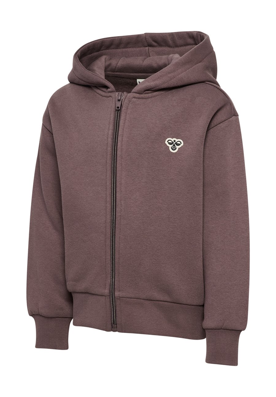 Худи Hummel JR LOOSE HOODIE BEE, Peppercorn/Brown — фото 4