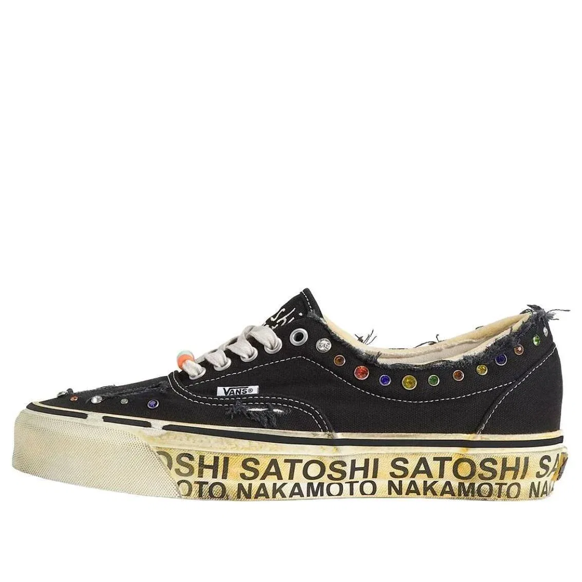 Кеды Vans x Satoshi Nakamoto Authentic 'Black' VN000EFEBLK, черный