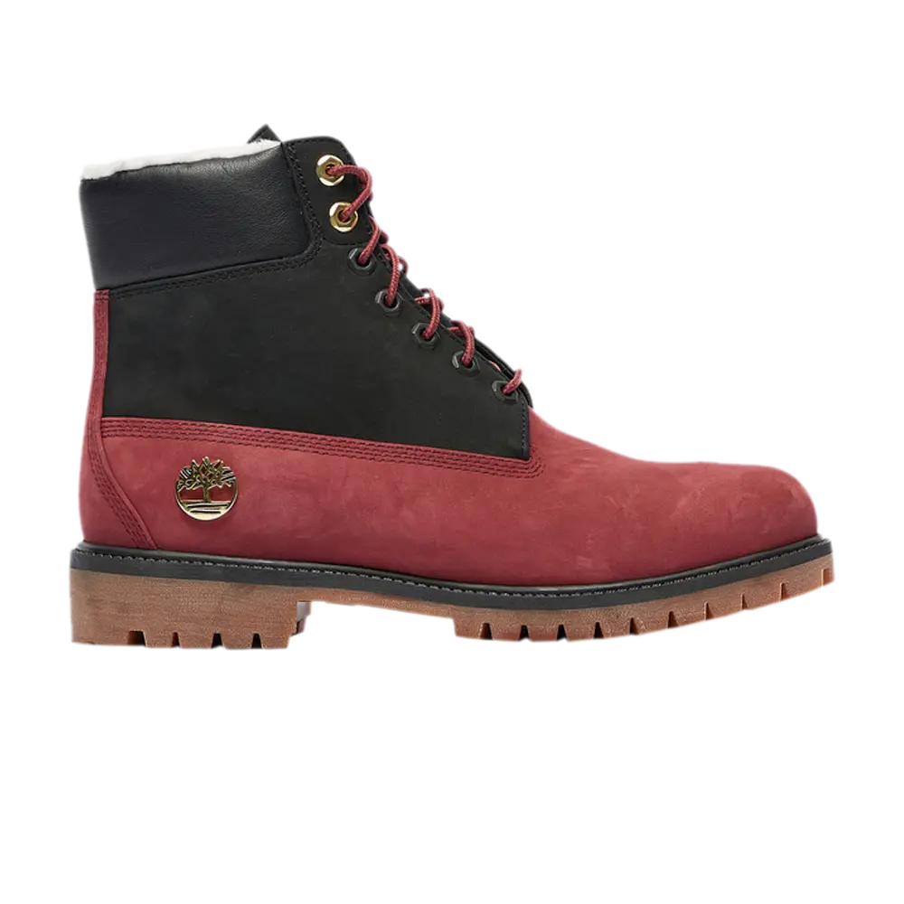 Ботинки водонепроницаемые Timberland Premium Premium 6 Inch с теплой подкладкой, красный