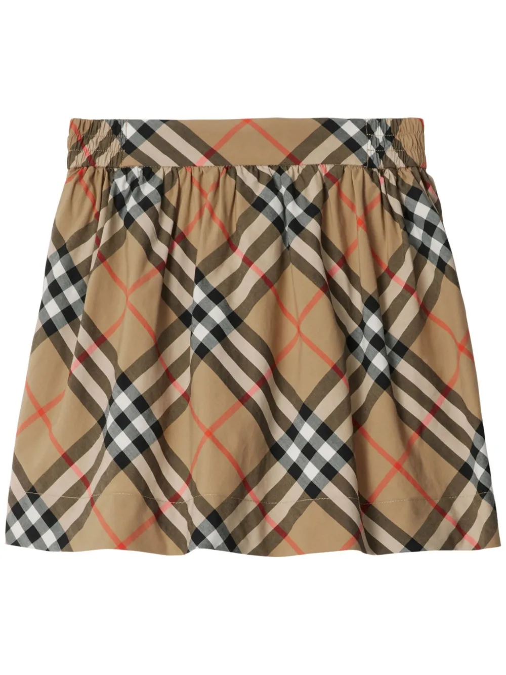 

Юбка в клетку BURBERRY KIDS, нейтральный