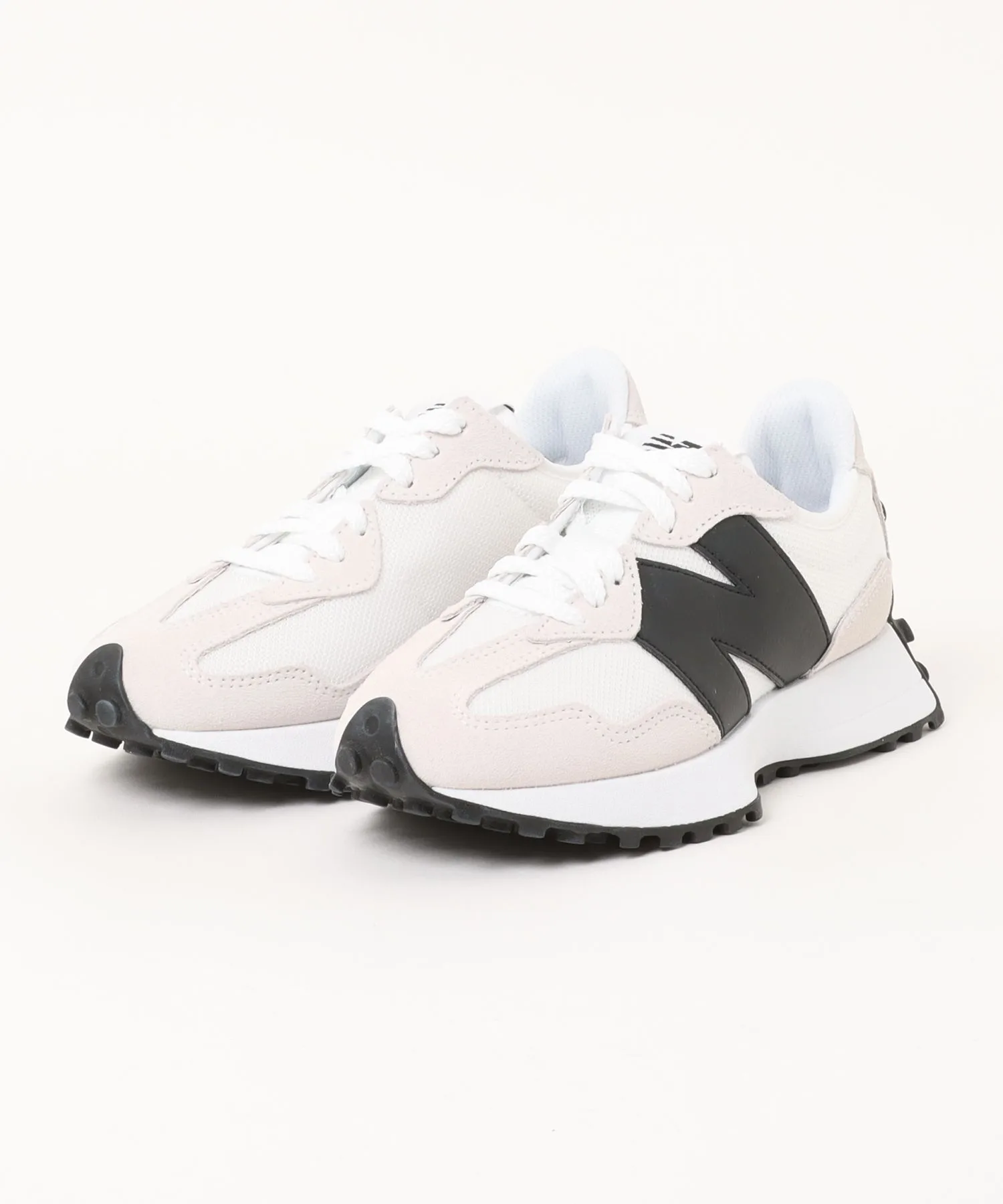 Мужские кроссовки из натуральной кожи New Balance MS327CWB белые
