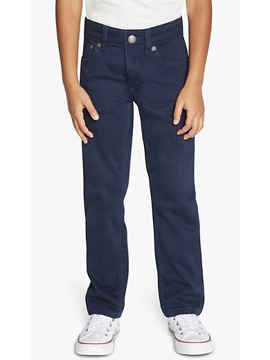 

511 Узкие замшевые джинсы для мальчиков 4-7X Levi's, цвет Dress Blues
