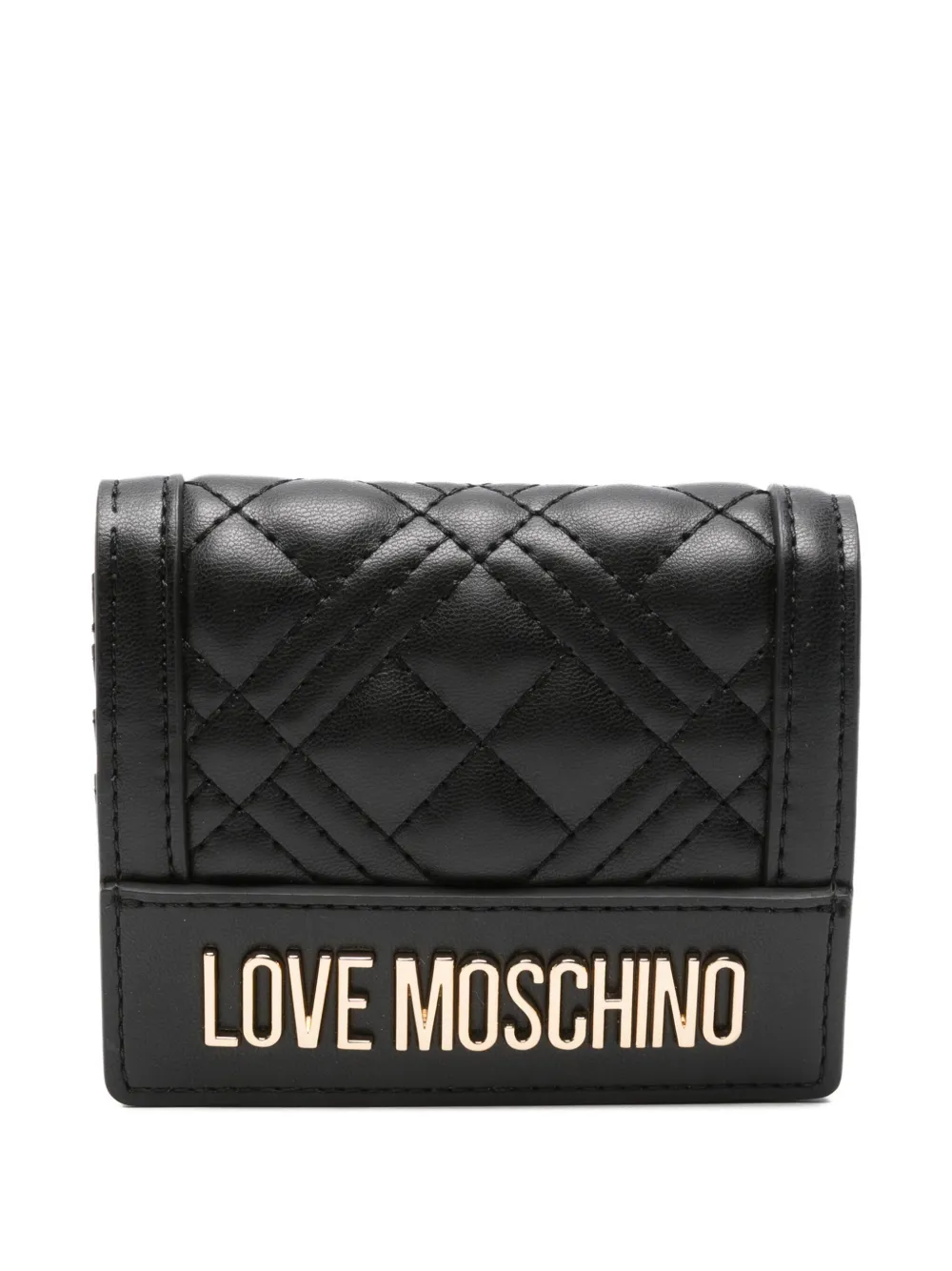 

Кошелек с логотипом Love Moschino, черный