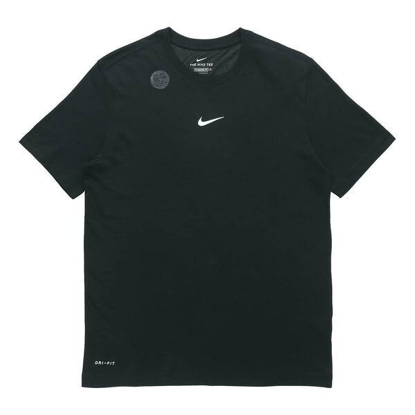 

Футболка dri fit training athleisure casual sports с круглым вырезом с коротким рукавом Nike, черный